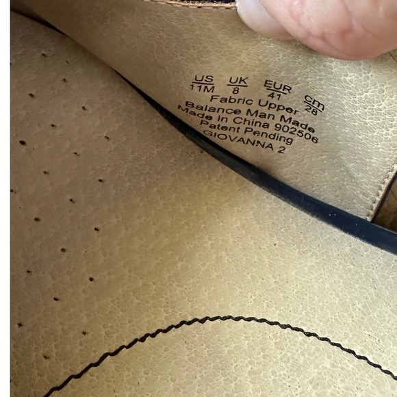 LifeStride Soft System Navy Blue Fabric Crisscross Heel Zip Ankle Women 11M - Picture 7 of 8